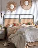 Kave Home Louisa Miroir mural rond en rotin Ø 81 cm