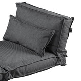 SAMPUR Chauffeuse modulable d'intérieur Le caméléon | Fauteuil évolutif et Convertible | Multiples Coloris au Choix | Dessous Anti-dérapant | Adaptable sur Tous Supports | Tissu Gris foncé