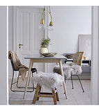 Bloomingville Chaise Design la Chaise en rotin Lena Chair de Couleur Rotin Naturel/en Rotin - Osier - Acier/Désigné
