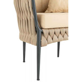 Paris Prix - Fauteuil Lounge Design pipano 78cm Beige