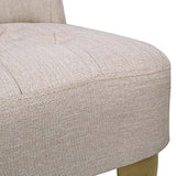 vidaXL Chaises en Style français Lot de 2 crème Tissu