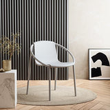 Umbra Ringo Chaise de Salle à Manger Moderne pour intérieur ou extérieur, Sierra, Métal, Terre Cuite, Marron, Taille Unique