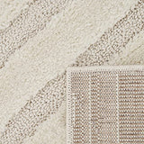 Paco Home Tapis Poils Longs Tapis De Salon Tapis Shaggy Aspect 3D Ethnique Boho Look Vintage Doux, Dimension:160x220 cm, Couleur:Crème 2