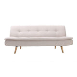 Miliboo Canapé Convertible Design scandinave 3 Places Beige Senso