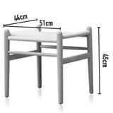 Tabourets Stools Tabourets Bas Tabouret De Corde en Bois Original Banc De Chine Banc Japonais Banc De Chaussure De Change Chaise De Maquillage ZHML (Couleur : Noir)
