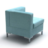 Marque Amazon - Movian - Fauteuil modulaire City Club (avec accoudoir droit), Turquoise