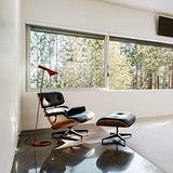 CN Cover Fauteuil Inclinable en Cuir Véritable avec Repose-Pieds Mid Century Classic Lounge Chair Chaise Longue Fauteuil Inclinable Canapé Inclinable en Bois Stratifié Et Base en Aluminium