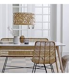 Bloomingville Chaise Design la Chaise en rotin Lena Chair de Couleur Rotin Naturel/en Rotin - Osier - Acier/Désigné