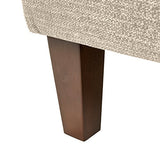 Stone & Beam Highland Modern Wingback Accent Chair, 32" W, Oatmeal