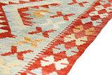 Nain Trading Kilim Afghan Tapis oriental tissé à la main Beige 121 x 88 cm