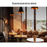 Meilleure vente E27 Plafonnier Suspensions Lustre Luminaire Metal Vintage Suspensions Luminaire Pour Salon Cuisine Chambre Café Restaurant (sans ampoule)