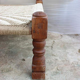Doxey Canapé-lit de jardin Manjhi Charpai - Design indien - Blanc
