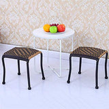 LEBAO-Small stool Petit Tabouret Petit Banc-Tabouret Bas De Loisirs De Tabouret De Rotin D'imitation en Plastique pour Le Banc De Chaussures