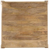 N/O Profitez de Vos achats avec Table Basse 80x80x40 cm Bois de manguier Massif