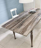 InHouse srls Table Extensible en Bois et mélamine, Couleur vin, 140/190 x 85 x H 76 cm