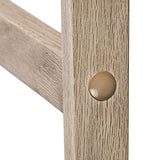 MOB-IN Tabourets de Bar Îlot Central Bois et Blanc Riva 65cm | Lot de 4