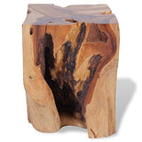 vidaXL Teck Massif Tabouret Repose-Pied Table d'Appoint Table Basse Salon