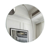 Miroir mural Miroir de Salle de Bains Rond, sans Cadre, Miroir de Maquillage de Miroir de Maquillage de Style européen pour la Maison, Miroir de Maquillage (50cm / 60cm / 70cm / 80cm)