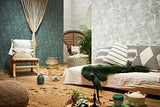 Livingwalls papier peint intissé New Walls Cosy & Relax papier peint effet jungle papier peint palmier 10,05 m x 0,53 m crème beige vert 373964 37396-4