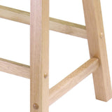 Winsome Wood Selle Tabouret, Bois Dense, Naturel, 24"