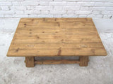 Luxury-Park Style Classique Chinois kolonialzeit Table en pin Massif Sombre