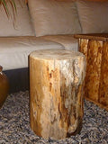 Own Design Rustique Pin Bûche Arbre Tabouret Salon Cuisine Jardin Bar Pub chaise Bois marron