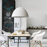 Décoration salle à manger ronde pendentif, résine design créatif E27 lampe pendante, lampe de suspension réglable pour le couloir de bureau 60x35cm vert (24x14inch),blanc,60x35cm (24x14inch)