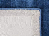 Tapis rectangulaire - Tapis en Viscose - Bleu foncé - 160x230 cm - GESI
