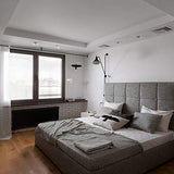 Simplicité élégante Appliques Murales Loft Vintage Appliques Murales Industrielles Longue Perche Levage Bras Oscillant Réglable Grande Applique Finitions Métallisées avec Abat-Jour en Métal E27 for Sa