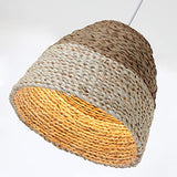 LUSSIOL Lumianire SALTA, Suspension Jacinthe d'eau Naturel, Diam. 34 cm, E27 60W, idéal pour chambre, salon, entrée, appartement