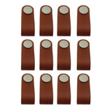 Homyl Poignée De Valise Durable Tire En Cuir Fait Main Remplacement - 12 Pcs