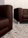 Relaxima Standing Fauteuil Fixe Bois Chocolat 97 x 89 x 71 cm