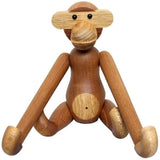 N / B Décoration de la Maison de Singe en Teck, Singe Suspendu en Bois, Statue d'animal Danois, Cadeau d'anniversaire Artisanal pour la Maison, Le Bureau, la décoration Murale