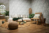 Livingwalls papier peint intissé New Walls Cosy & Relax papier peint effet jungle papier peint palmier 10,05 m x 0,53 m crème beige vert 373964 37396-4