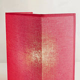 Applique murale d'intérieur Alice de forme rectangulaire en tissu rouge dans un style moderne au design Loft 1xE27 idéale pour le salon