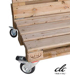 clc Canapé à roulettes en Palettes Pliant Deux Places Made in Italy EPAL Eco - Bois Non Verni