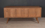 Macabane Buffet 2 Portes 2 tiroirs, Bois, Cannelle, 180 x 50 x 84 cm