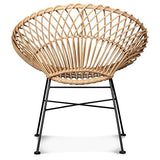 Déco en Ligne - Fauteuil Simili rotin Anna