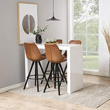 Marque Amazon - Movian Arendsee - Lot de 2 tabourets de bar, 55 x 48,5 x 111,5 cm, Marron