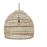 Chambre Suspensions Lampe,Lustres Salon,Luminaire Pendante Salle À Manger,Éclairage De Plafond Bureau,Lampe Rotin De Luxe Moderne Simple Lumière D40Cm Blanc