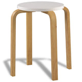vidaXL 4X Tabourets Empilables Bois Cintré Chaise Siège Bar Maison Intérieur