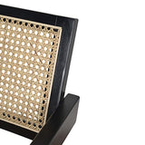 OPJET Chaise, Rotin, Noir, Midi