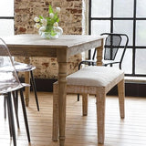 Made In Meubles Table à Manger en Bois de manguier Louis - Table & Table Basse - Table à Manger 90 x 180 x 76 cm