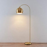 Lampadaire LED 'Moisia' en Doré en Métal e. a. pour Salon & Salle à manger (1 lampe,à E27, A++) de Lindby | Lampadaire Sur Pied, Lampe a Pied, Lampe de Sol
