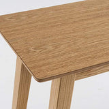 Lola Home Console de Table Nordique Naturelle en Bois MDF 72x30x100 cm