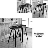 YLCJ Tabourets de Bar Chaise Repose-Pieds avec siège ABS Chaises de Salle à Manger Tabouret pour Le Petit déjeuner Cuisine Restaurant Pub | CAF; Tabouret de Bar Max. Charge 150kg Jambes de Bois