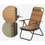 Axdwfd Chaise longue Fauteuil inclinable Chaise pliante Déjeuner Chaise Chaise de bureau Chaise de plage Chaise de loisirs Chaise en fil de bambou Chaise Chaise Siesta Chaise Processus de tapis en bam