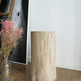 NNHDWS Table D'appoint De Souche, Bûche Tabouret Bois Rétro Vieux Jeu Nostalgique Tabouret Rond, Utilisé pour Les Tables d'angle dans Le Salon, Chambre Tabouret Bas,S