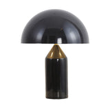GENGJ Moderne Créatif en Forme De Champignon en Fer Forgé Table Lampe Salon Étude Hôtel 30 * 40 Cm Noir Or Lampe De Chevet,Black