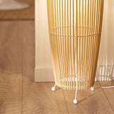 LEDKIA LIGHTING Lampadaire Bambou Komu 1000x250 mm Naturel E27 Bambou pour Décoration Salon, Chambre, Cuisine